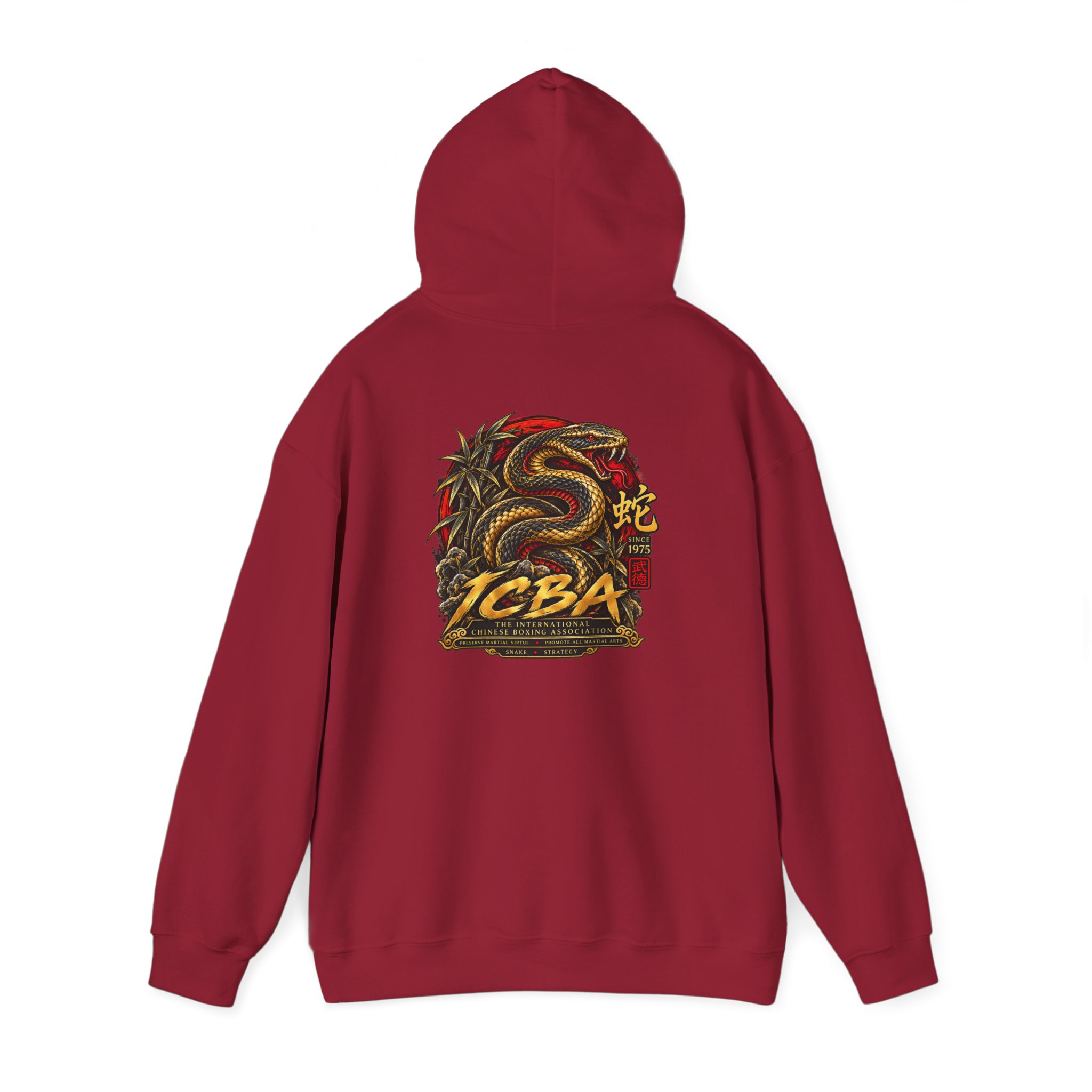 Snake Logo Hoodie — Vintage Martial Arts Graphic Sweatshirt - Image 19