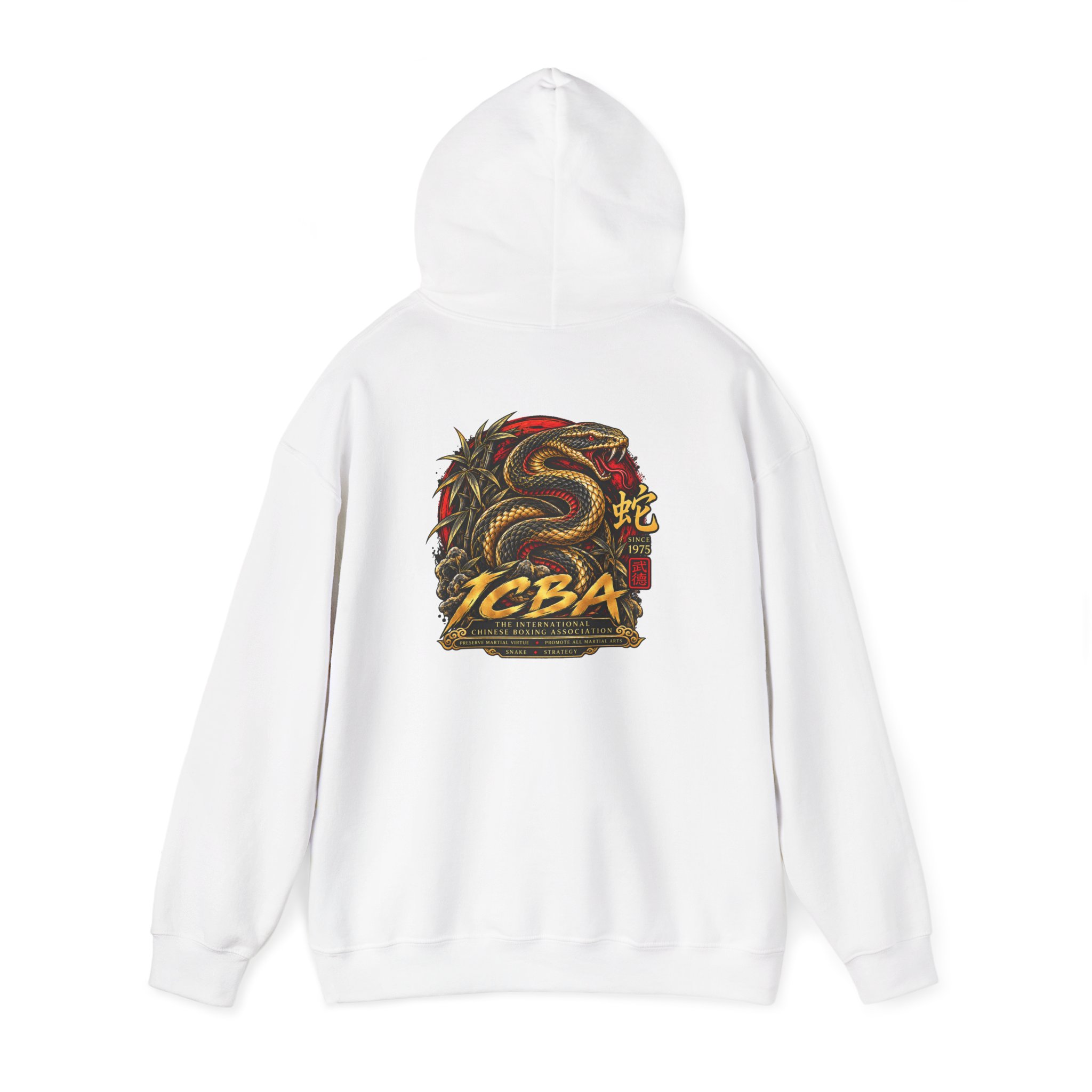 Snake Logo Hoodie — Vintage Martial Arts Graphic Sweatshirt - Image 7