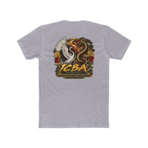 ICBA Crane & Snake Graphic Tee — Asian-Inspired Streetwear T-Shirt