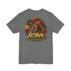 Monkey Crest T-Shirt — ICBA Martial Arts Vintage Asian-Inspired Graphic Tee