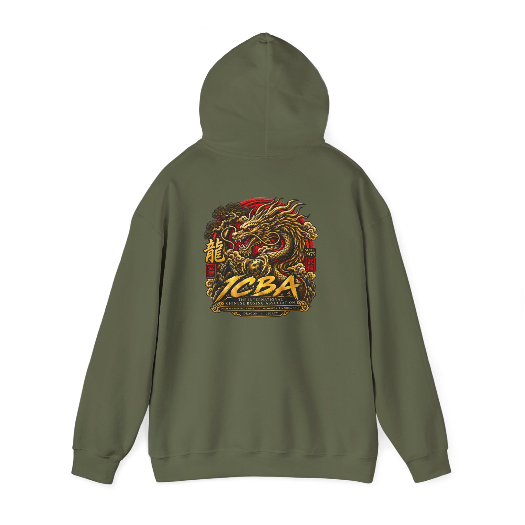 Dragon Logo Hoodie — Vintage Martial Arts Graphic Sweatshirt - Image 11