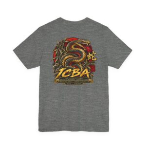 Snake Crest T-Shirt — ICBA Martial Arts Vintage Asian-Inspired Graphic Tee