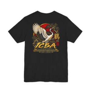 Crane Crest T-Shirt — ICBA Martial Arts Vintage Asian-Inspired Graphic Tee