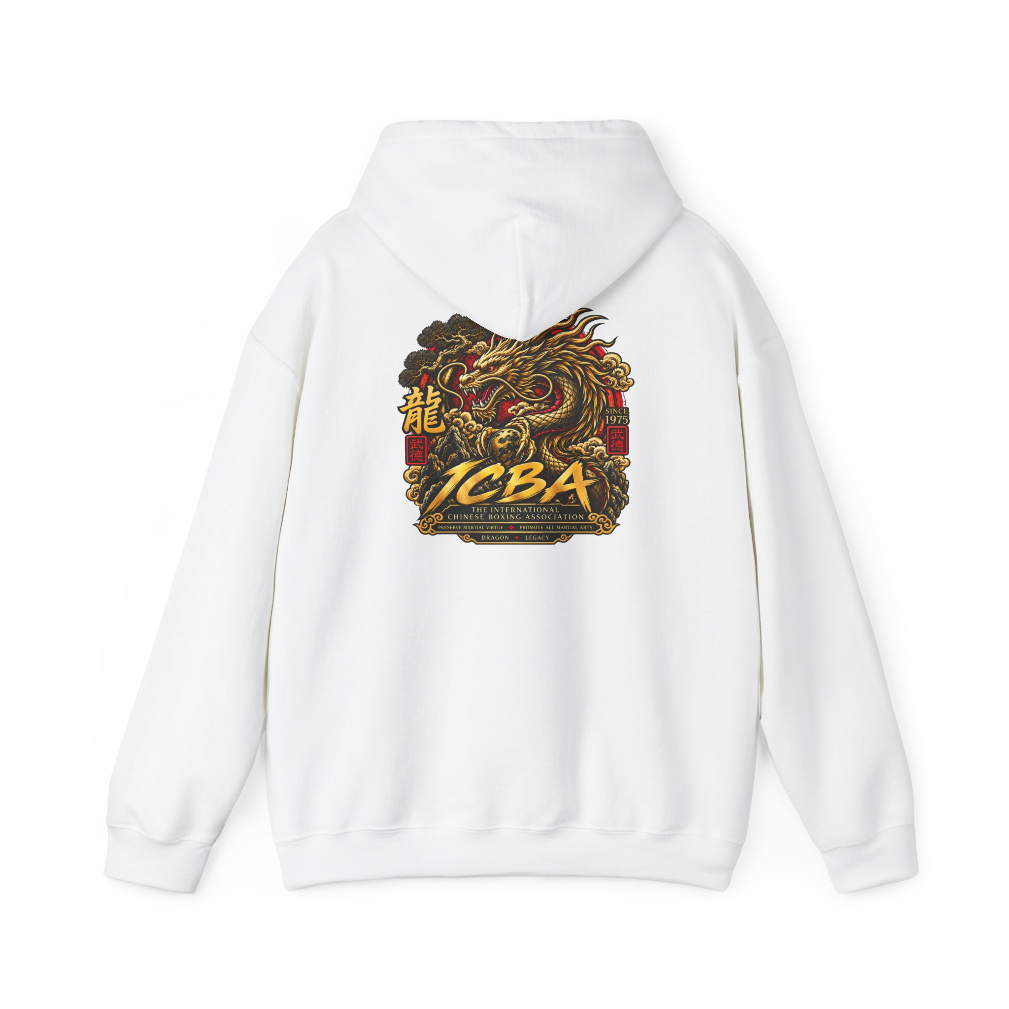 Dragon Logo Hoodie — Vintage Martial Arts Graphic Sweatshirt - Image 6