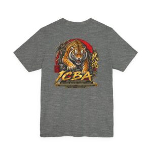 Tiger Crest T-Shirt — ICBA Martial Arts Vintage Asian-Inspired Graphic Tee